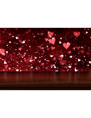 Toile de fond de coeurs de bokeh de la Saint-Valentin pour la photographie M140 JUSQU'A -70%! 